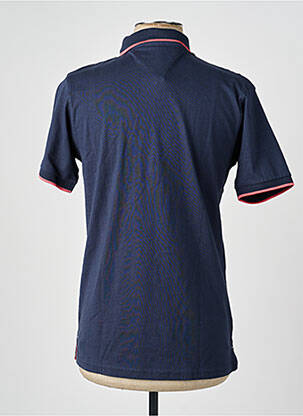 Polo tissage jersey manches courtes bleu CAMBERABERO homme