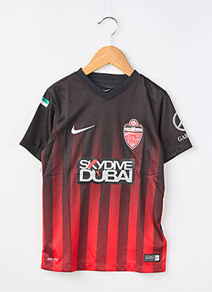 T-shirt sport football manches courtes noir NIKE garçon