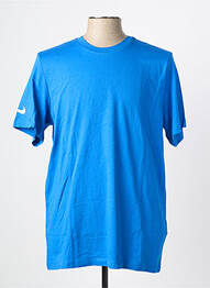 T-shirt stretch manches courtes bleu NIKE homme
