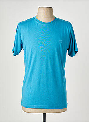T-shirt broderie manches courtes vert BILL TORNADE homme
