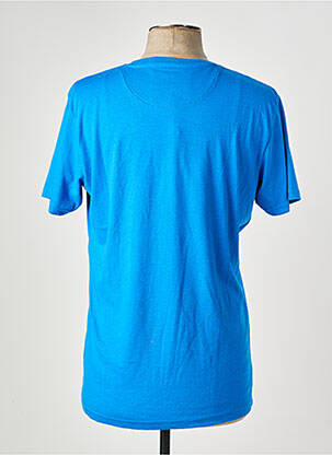 T-shirt broderie manches courtes bleu BILL TORNADE homme