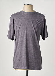 T-shirt tissage chiné manches courtes gris BILL TORNADE homme