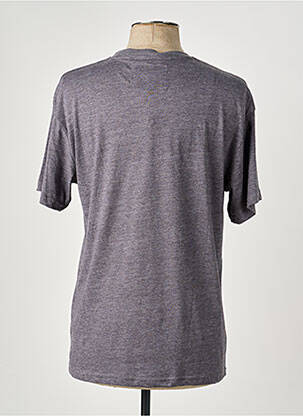 T-shirt tissage chiné manches courtes gris BILL TORNADE homme