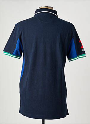 Polo stretch manches courtes bleu HACKETT homme