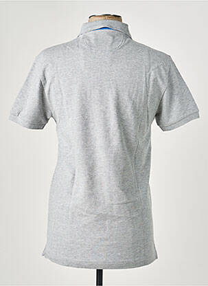 Polo tissage chiné manches courtes gris HACKETT homme