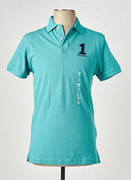 Polo stretch manches courtes vert HACKETT homme