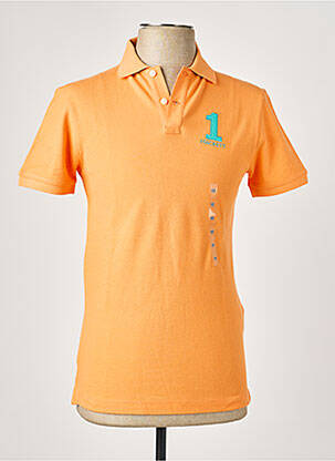 Polo stretch manches courtes orange HACKETT homme