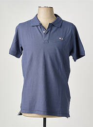Polo stretch manches courtes bleu clair TOMMY HILFIGER homme