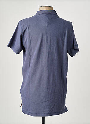 Polo stretch manches courtes bleu TOMMY HILFIGER homme