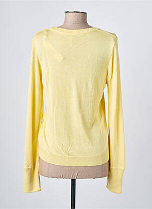 Pull col rond manches longues jaune I.CODE (By IKKS) femme