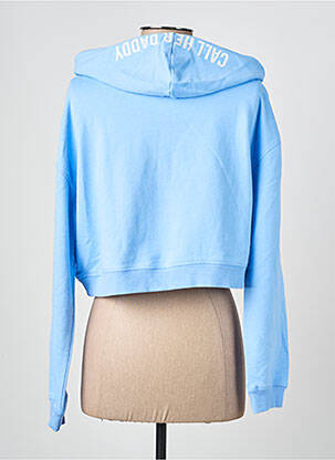 Sweat-shirt à capuche stretch manches longues bleu BARSTOOL SPORTS femme
