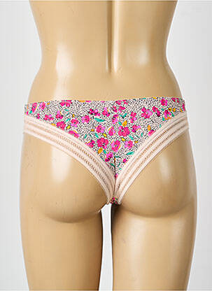 Culotte effet matière satinée rose MORGAN femme