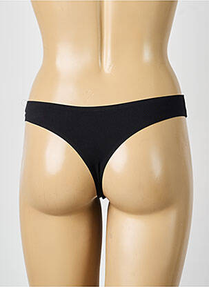 Tanga stretch noir CHANTAL THOMASS femme