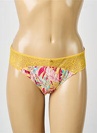 Culotte tissage satiné jaune MORGAN femme