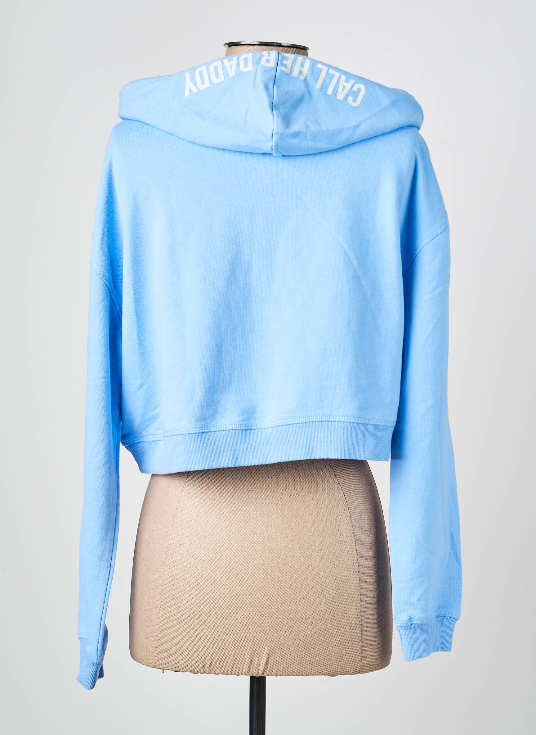 Sweat-shirt à capuche stretch manches longues bleu BARSTOOL SPORTS femme