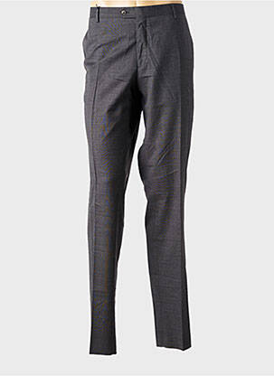 Pantalon slim tissage chiné taille normale gris FACONNABLE homme