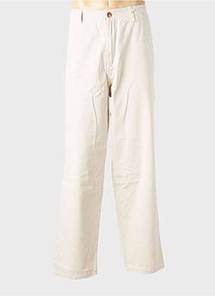 Pantalon large poches taille normale beige WRANGLER homme