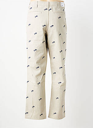 Pantalon large poches taille normale beige WRANGLER homme