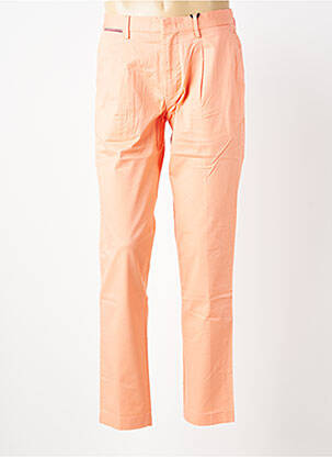 Pantalon chino stretch taille normale orange TOMMY HILFIGER homme