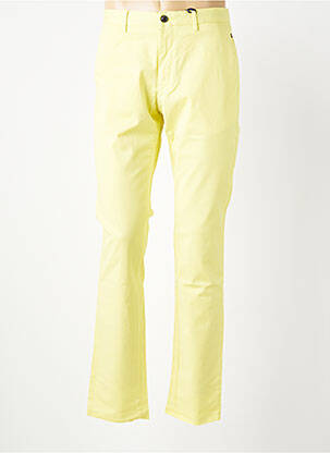 Pantalon chino stretch taille normale jaune TOMMY HILFIGER homme