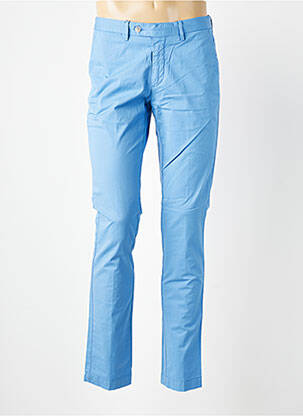 Pantalon chino stretch taille normale bleu HACKETT homme