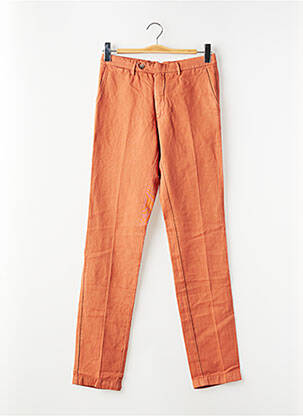 Pantalon chino poches taille normale orange HACKETT homme