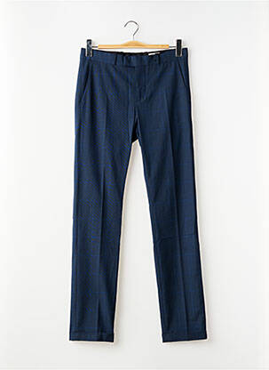 Pantalon slim stretch taille normale bleu IKKS homme
