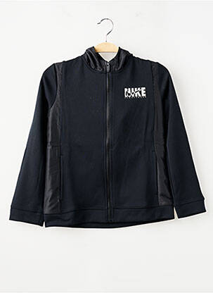 Veste casual capuche noir NIKE enfant