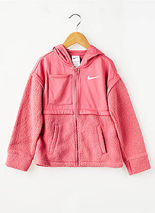 Polaire manches longues rose NIKE fille