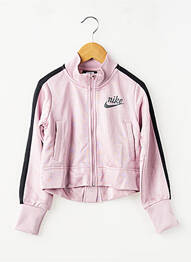 Veste casual coupe droite rose NIKE fille