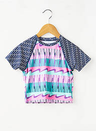 T-shirt coupe cintrée manches courtes bleu NIKE fille