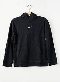 Sweat-shirt à capuche manches longues manches longues noir NIKE garçon