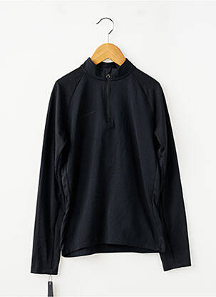 Sweat-shirt coupe droite manches longues noir NIKE garçon