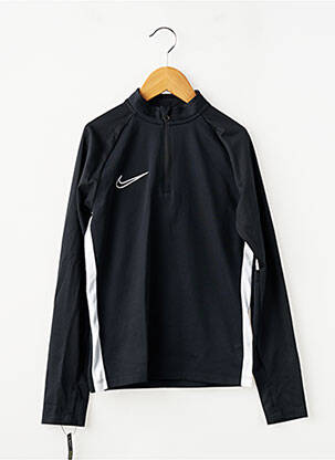 Sweat-shirt coupe droite manches longues noir NIKE garçon