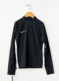 Sweat-shirt manches longues manches longues noir NIKE garçon