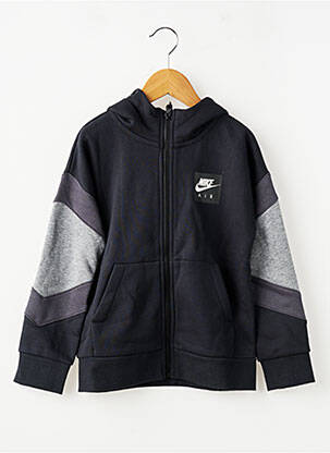 Veste casual manches longues noir NIKE garçon