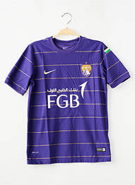 T-shirt coupe droite manches courtes violet NIKE garçon