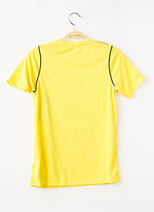 T-shirt coupe droite manches courtes jaune NIKE garçon
