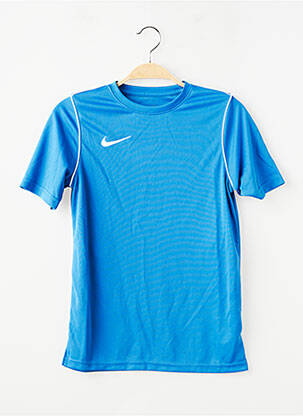 T-shirt coupe droite manches courtes bleu NIKE garçon