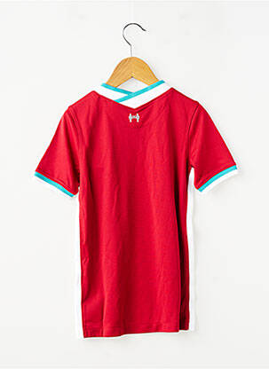 T-shirt sérigraphie floquée manches courtes rouge NIKE garçon