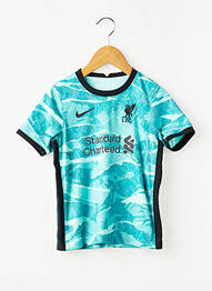 T-shirt sérigraphie floquée manches courtes vert NIKE garçon