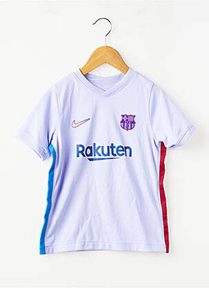 T-shirt sport football manches courtes violet NIKE garçon