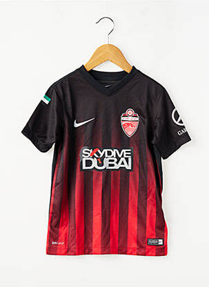T-shirt sport football manches courtes noir NIKE garçon