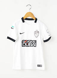 T-shirt sérigraphie floquée manches courtes blanc NIKE garçon