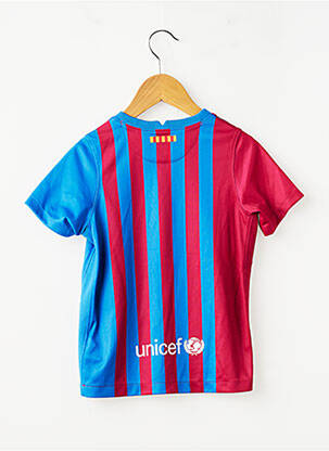 T-shirt sport football manches courtes bleu NIKE garçon