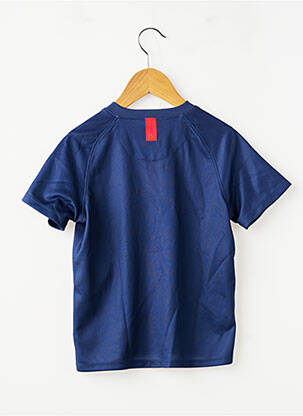 T-shirt sérigraphie floquée manches courtes bleu NIKE garçon
