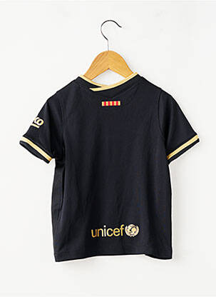 T-shirt sérigraphie floquée manches courtes noir NIKE garçon