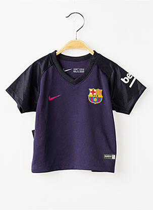 T-shirt sport football manches courtes bleu NIKE garçon