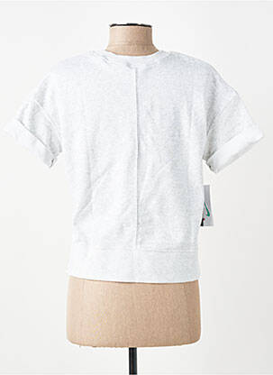 T-shirt coupe droite manches courtes gris NIKE fille