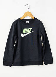 Sweat-shirt sérigraphie manches longues noir NIKE enfant
